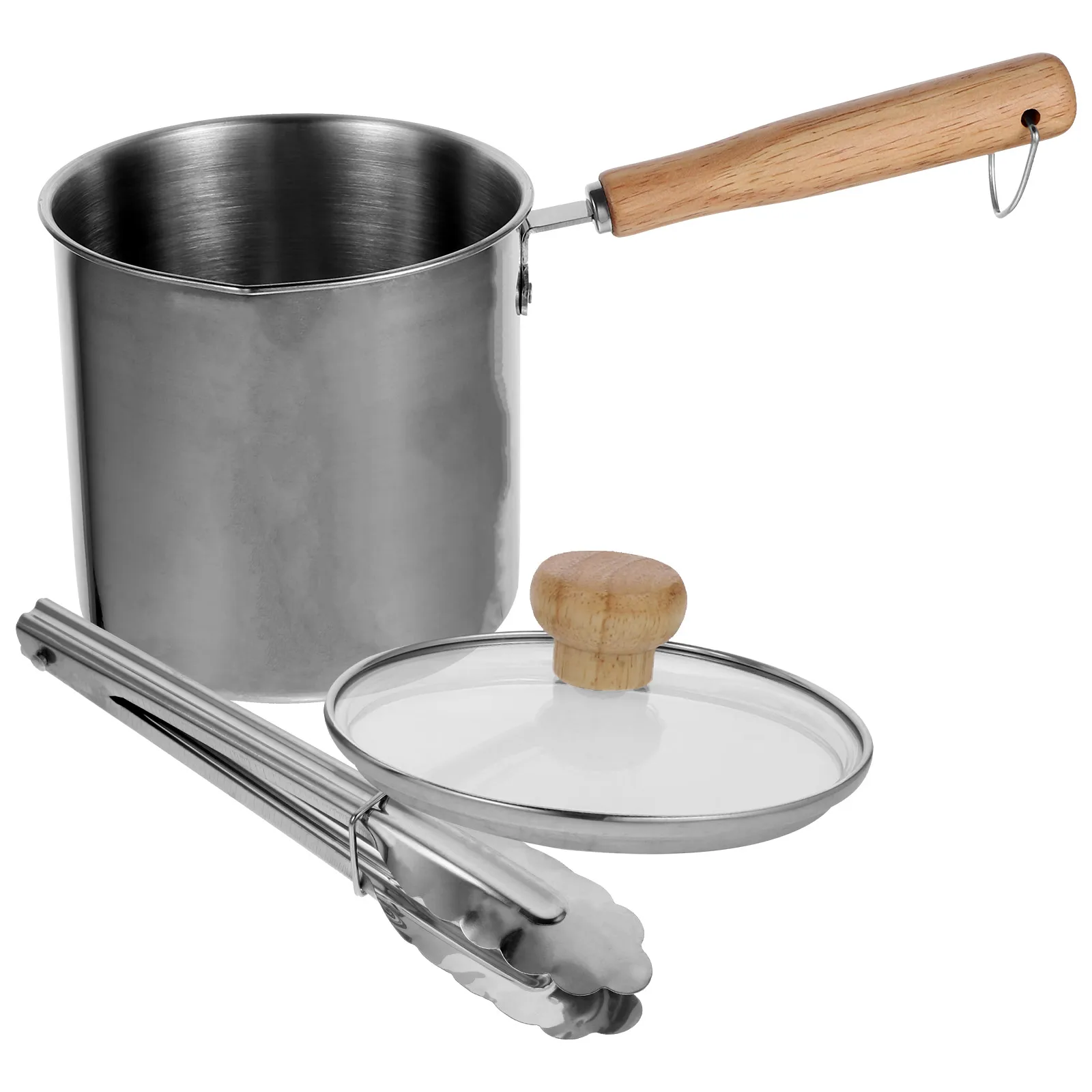 

Stainless Steel Fryer Pot 304 Deep Frying Pan Basket Clip Large Capacity Kitchen Tool Safe Design Practical Use