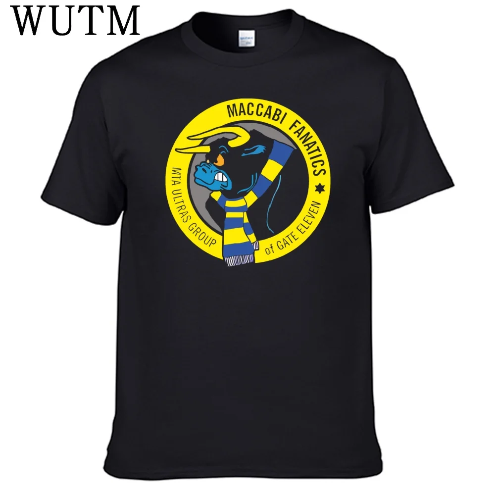 Nueva camiseta Maccabi Fanatics, camiseta 100% de algodón para hombre