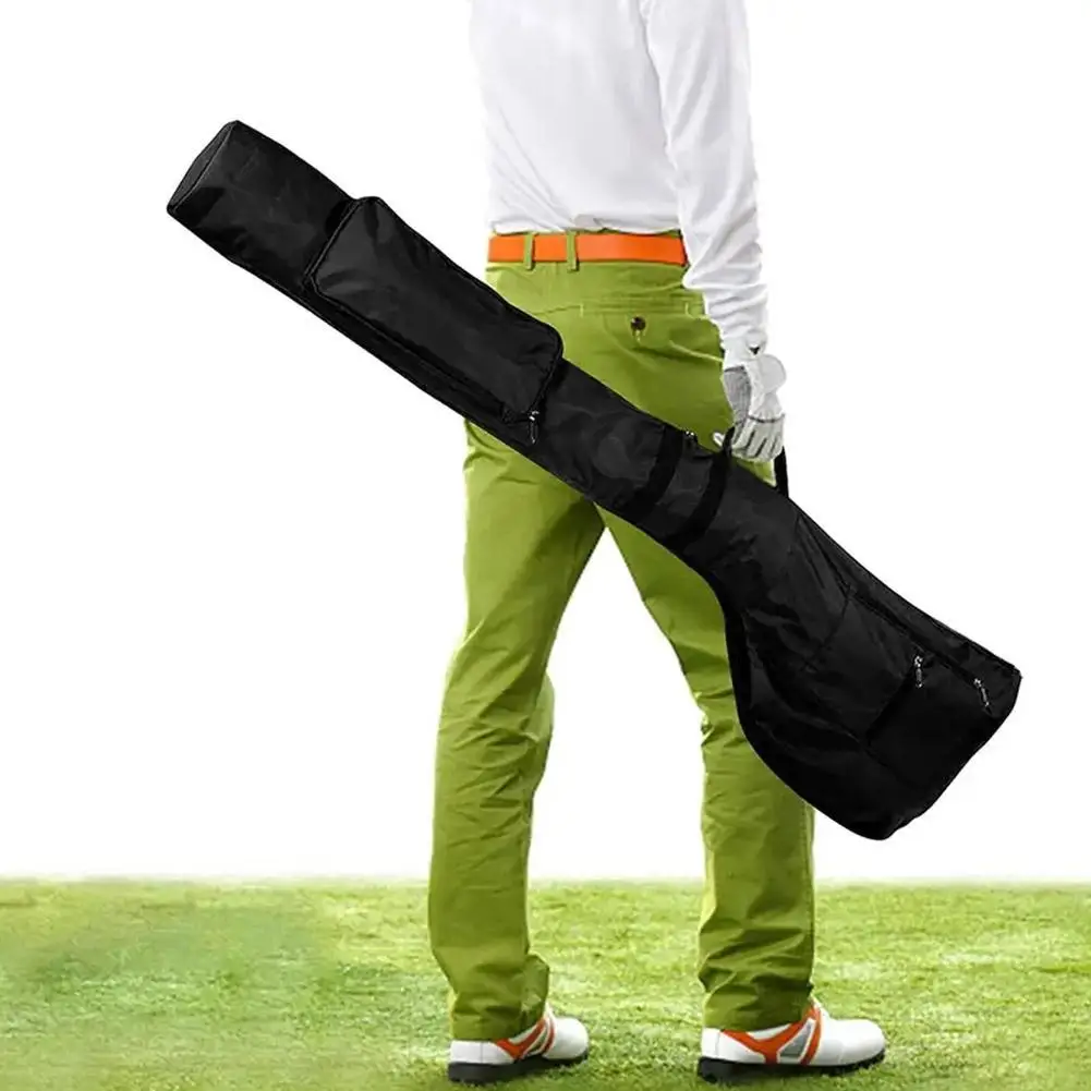 Portable Golf Club Bag 600D Oxford Cloth Waterproof Large Capacity Foldable Carry Bag Golf Bag Golf Accessories