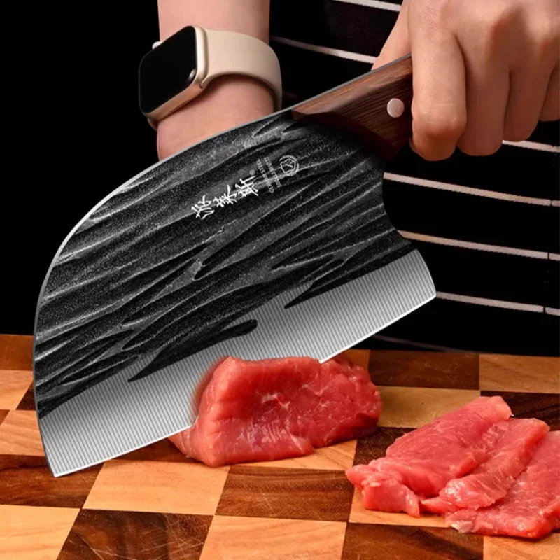 2024 New seiko kitchen knife, kitchen hand forging cutting knife dual-purpose knife. Kitchen knife knife for cutting small bones