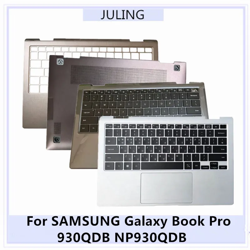 Carcasa Superior con Reposamanos para Laptop SAMSUNG Galaxy Book Pro 930QDB NP930QDB con Teclado US/KR/UK/Carcasa Inferior/Panel Táctil