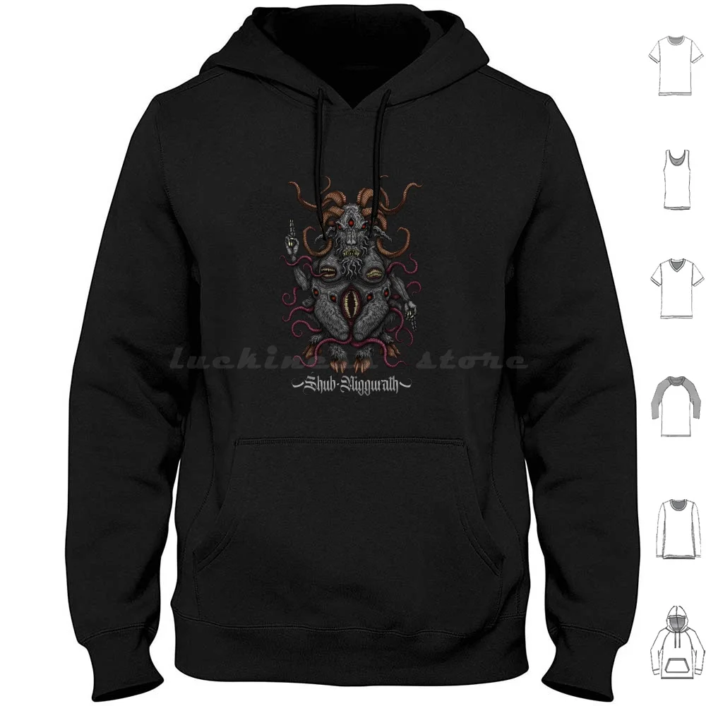 Shub-Niggurath-Azhmodai 2021 Hoodie cotton Long Sleeve Shub Niggurath Hp Call Of Cthulhu Necronomicon Cthulhu