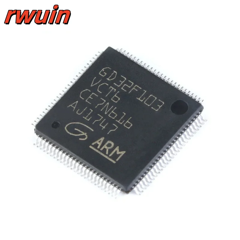 5Pcs/1pc GD32F103VCT6 GD32F103 GD32FGD 32F103VCT6 LQFP-100 ARM 32 Bit Microcontroller Chip MCU IC Controller New Original