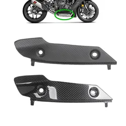 1PC 100% Carbon Fiber Exhaust Cover Gloss/Matt Motorcycle Modification For Yamaha YZF-R1 2015 2016 2017 2018 2019 2020 2021