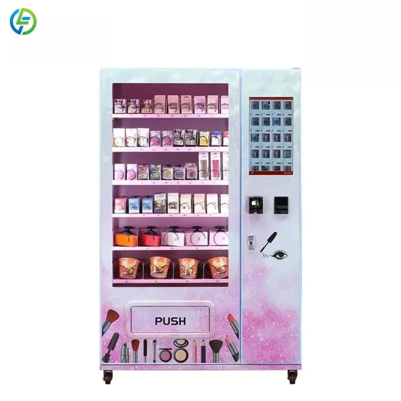 Factory Price Large Capacity Beauty Vending Machine for Sale, Cosmetic Vending Machine with Multiple Payment Methods Customized