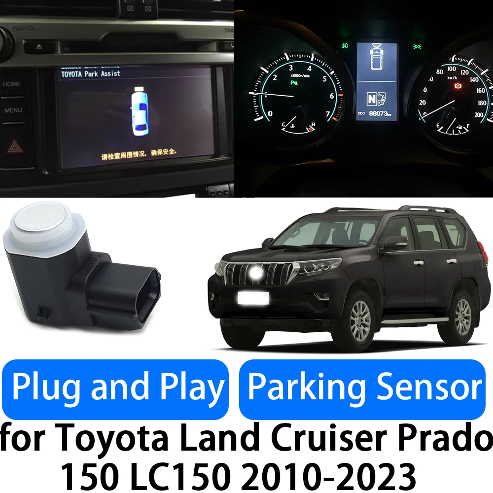 For Toyota Land Cruiser Prado 150 LC150 2010-2023 Reverse Radar Precision Detection & Easy Install OEM Fit Parking Sensor System