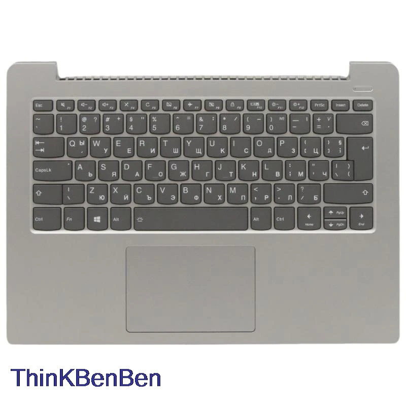 BG Bulgaria Platinum Grey Keyboard Upper Case Palmrest Shell Cover For Lenovo Ideapad 330S 14 14IKB 14AST 5CB0R07656