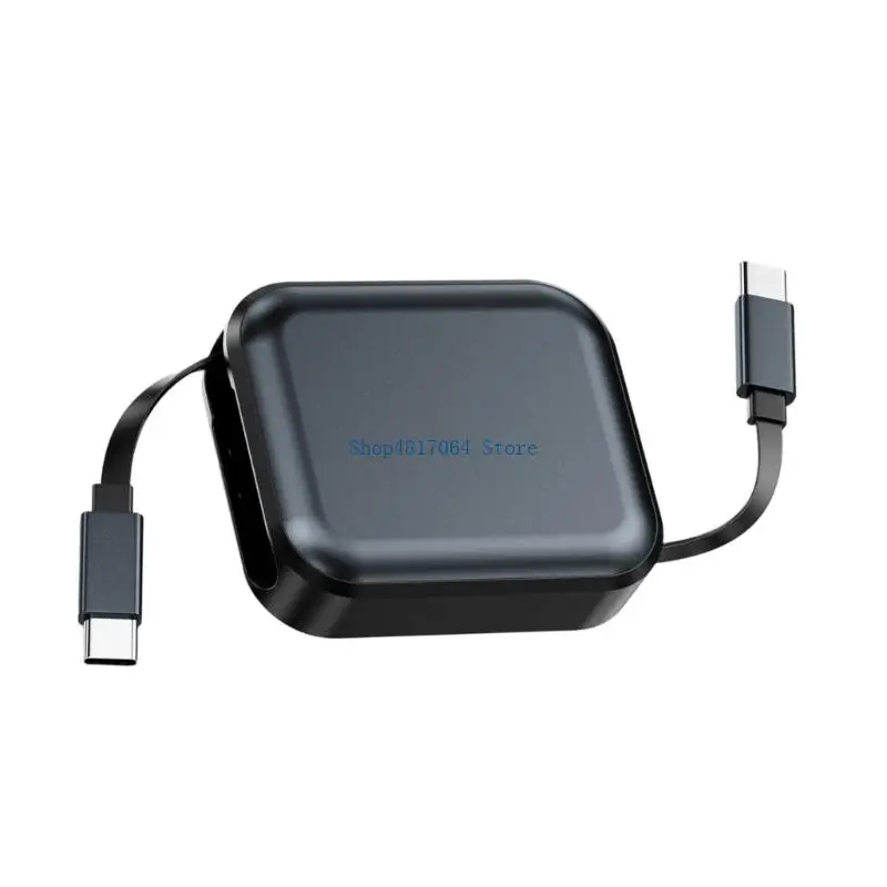 T3LB Retractable 240W USB C Fast Charging Cable For Phone 15 16 17 Laptops 480Mbps Data Transfer ABS Metal Construction