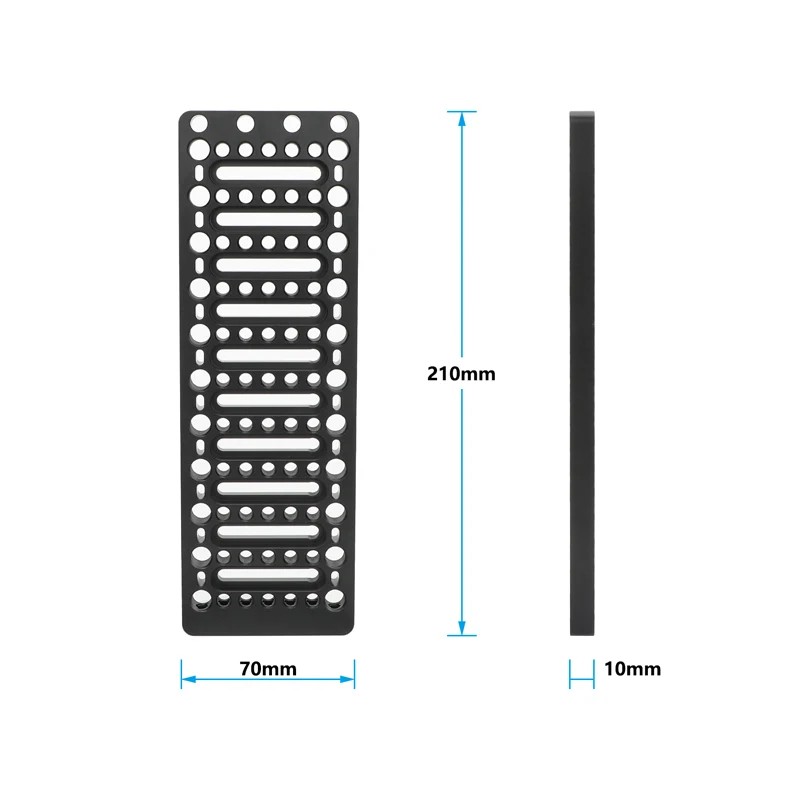 CAMVATE Multi-Purpose Camera Mount Plate Cheese Baseplate with ARRI Accessory Mounts For Sony Canon Camera Platform