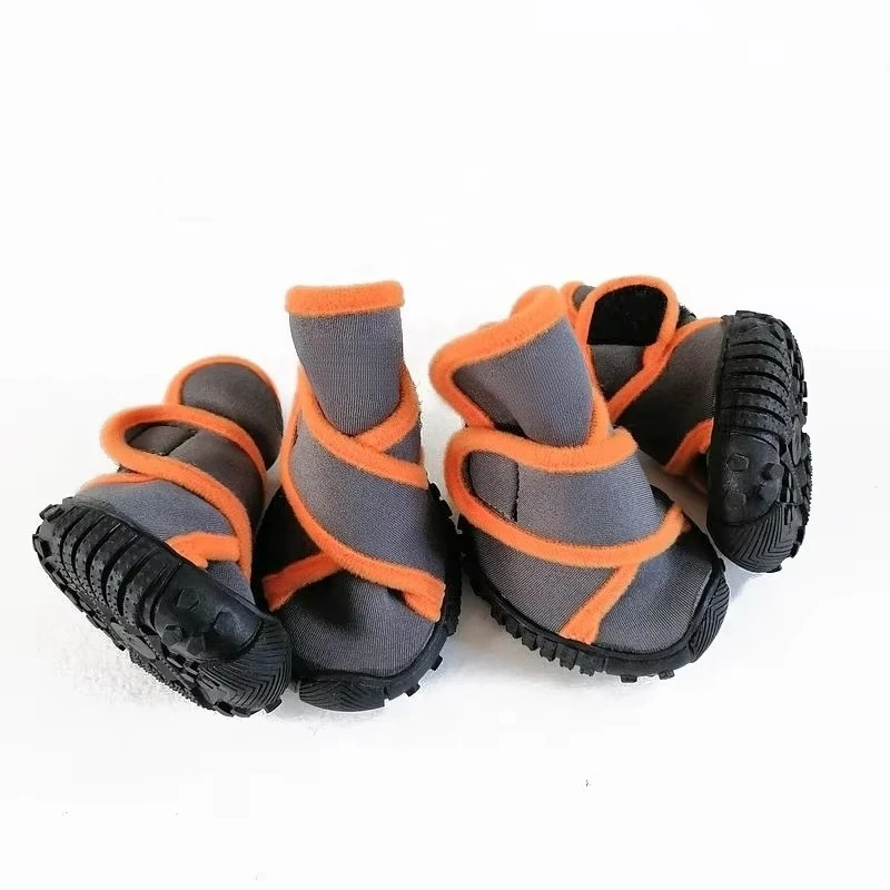 

Wholesale cute waterproof fashion sustainable nylon reflective comfortable dog socks outdoor