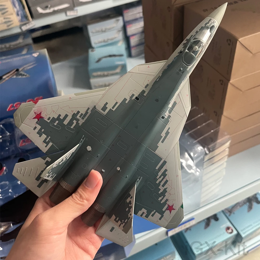 1/72 Scale Russian SU57 Sukhoi SU-57 Fighter Jet Airplane Metal Military Finished Alloy Diecast Simulation Aircraft Model Toy