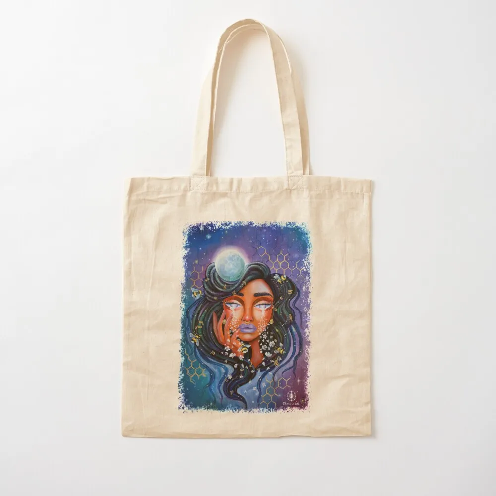 The Crying Girl Tote Bag حقائب اليد حقيبة تسوق حقائب فاخرة للنساء حقيبة تسوق نسائية #2