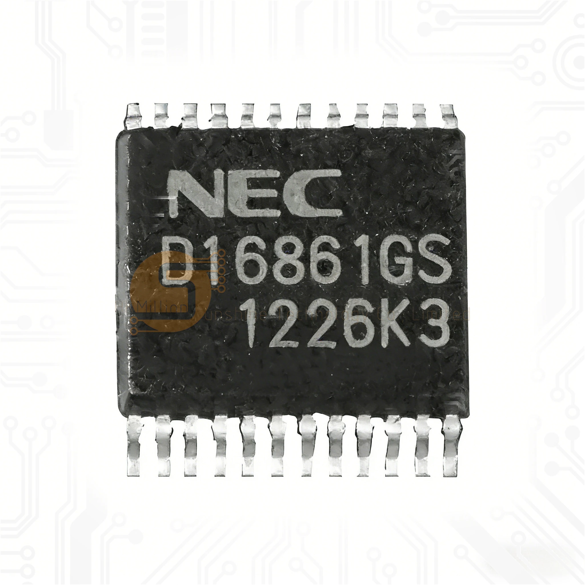 1pcs/lot New Original D16861 D16861GS UPD16861GS IC Chip Car Ignition Drive Automotive Parts Accessories SSOP-24 in stock