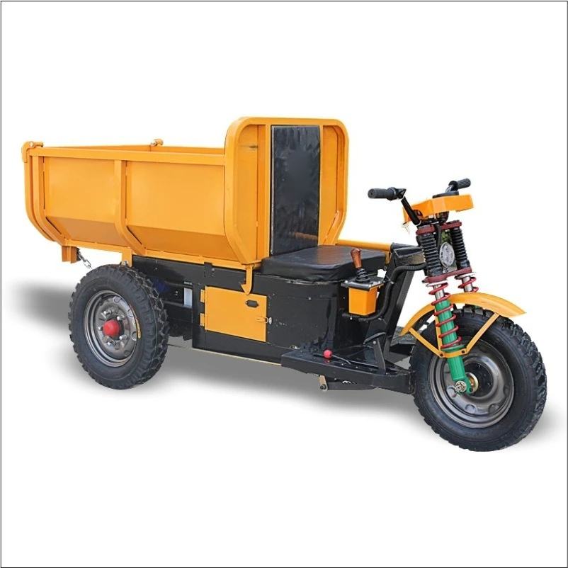 Open the door self-unloading electric engineering tricycle construction site special agricultural farm for pulling mortar