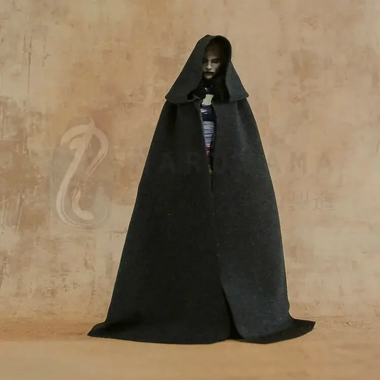 

1/12 Scale Black 6 Inch Cloak Model for Soldier Accessories(Only )