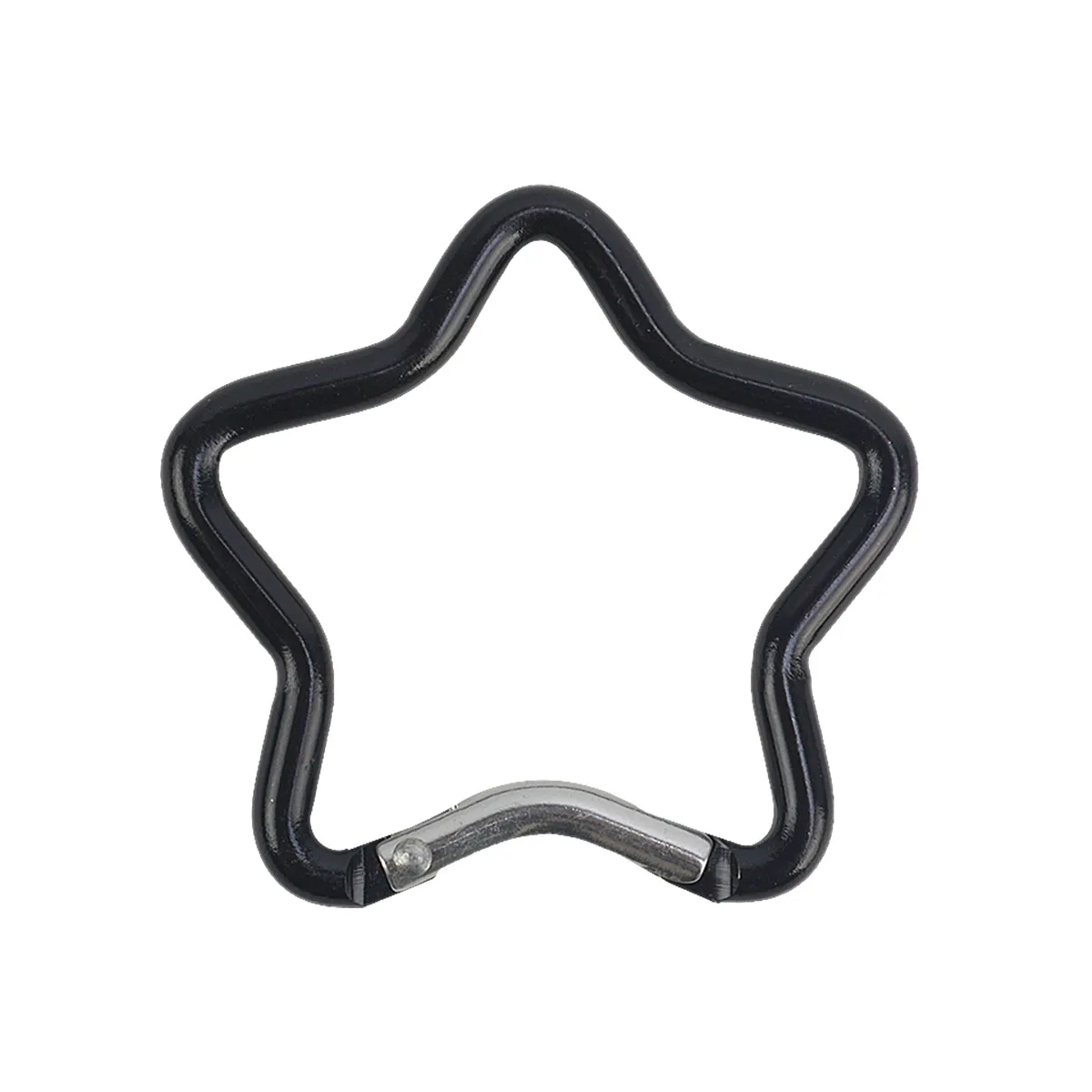Five-pointed Star Shaped Aluminum Carabiner Key Chain Clip Outdoor Camping Keyring Hook Bottle Hanging Buckle image 6