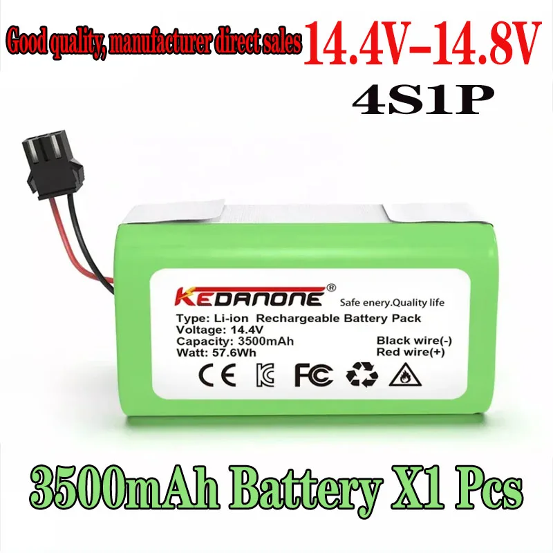 

14.4V 3500mAh Battery For eufy RoboVac 15C 15T 25C 30 30C 35C MAX G10 G15 G20 G30 Hybrid Edge Robot Vacuum Cleaner Accessories