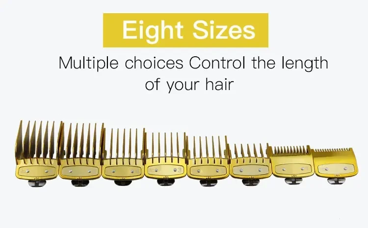 8/10 Stück Haarschneidemaschine Limit Guide Kamm für Wahl und Kemei Trimmer Universal Barber Guide Kamm Haarschnitt Werkzeug Clipper Limit Kämme – Detail 24