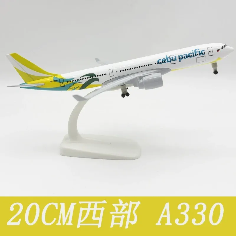 20cm Scale Aircraft Air Cebu Pacific A320 Metal Model Airplanes Diecast Replica For Adults Fun Souvenir Display With Landing Gea
