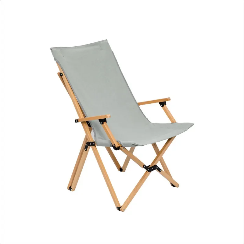 

Simple Folding Chair Beech Canvas Easy To Store Camping Outdoor Equipment Supplies Home Armchair Dropshipping