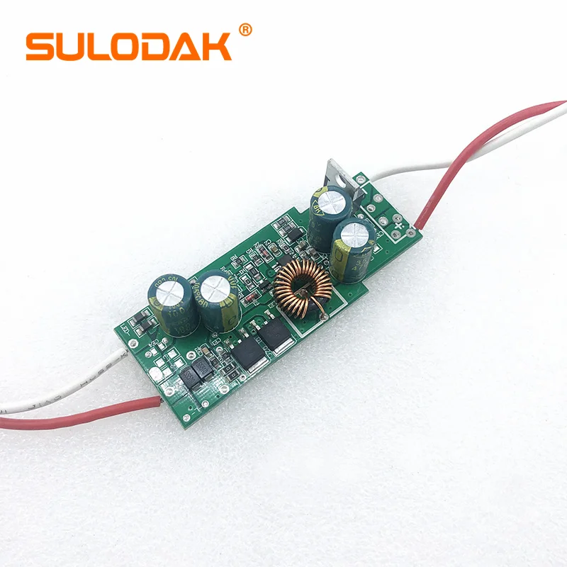 

3D printer UV LED lamp module 60W DC 30V to 50V output stable boost circuit board DC24V input Automatic adaptation to load