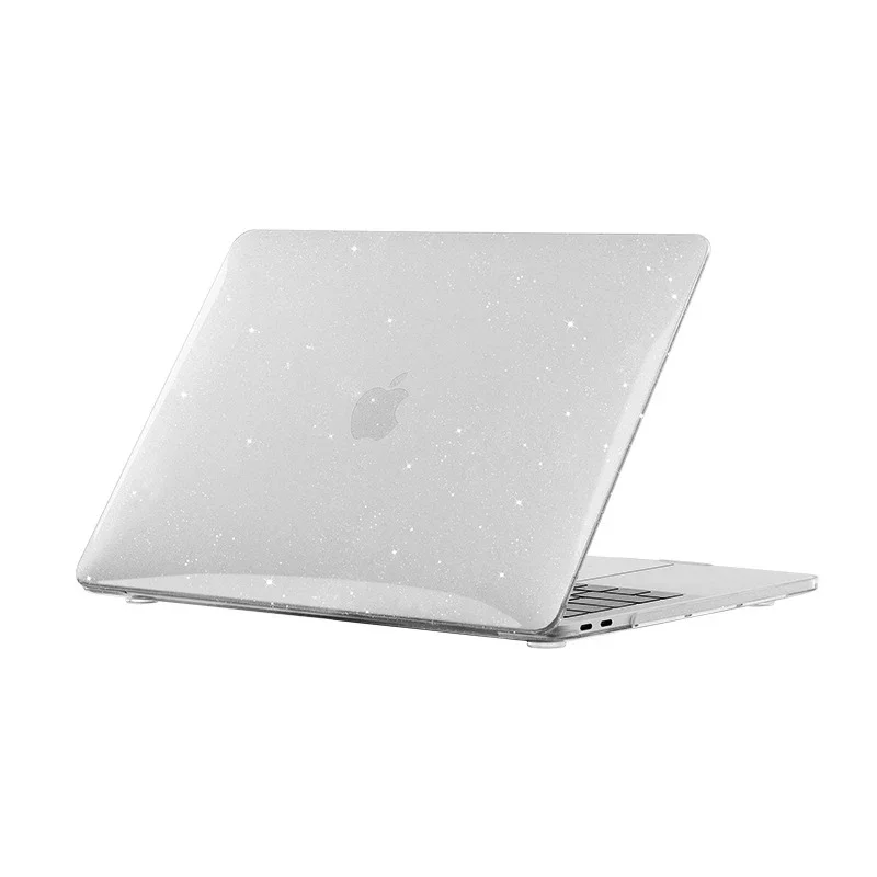 Glitter Starry Sky Sleeve Case for Apple Macbook Pro Air Clear Transparent Laptop Bag 16.2 14.2 13.3 13.6 inch Plastic Cover