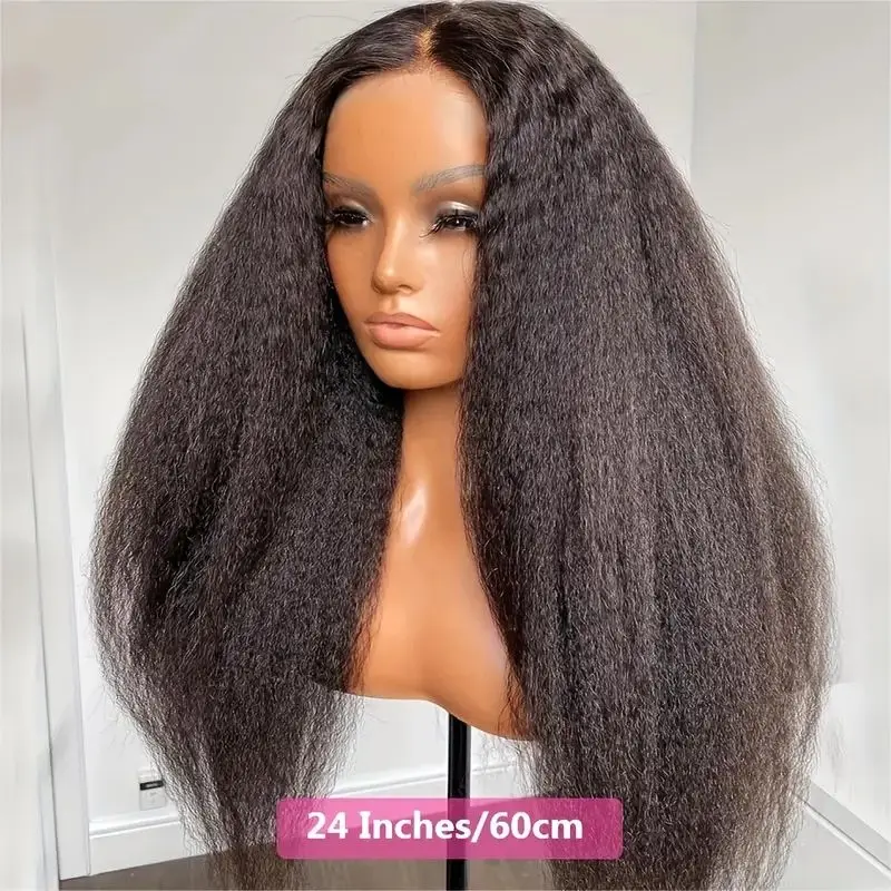 

13x4 13x6 Lace Frontal Wig Lace Closure Wig 130% Density Kinky Straight Lace Front Wigs Human Hair