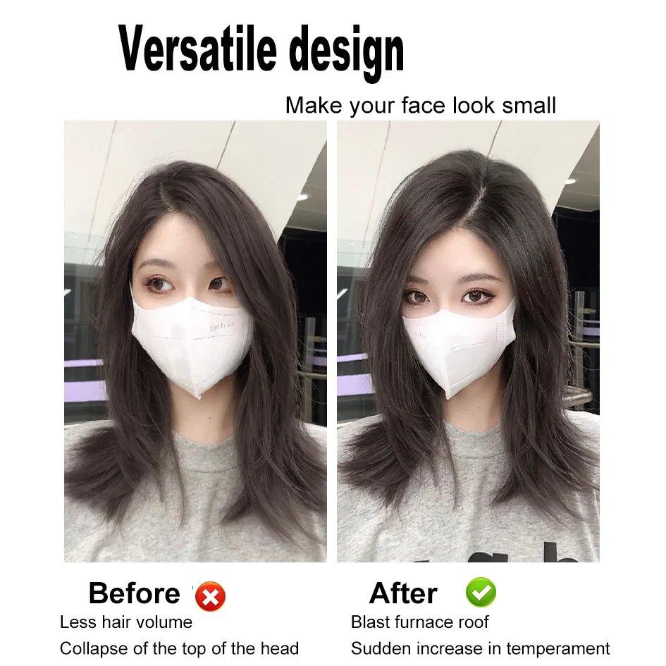 Synthetische 2 Stuks/set Van Pruikenpads, Hair Extensions, Opening En Bovenste Vervangende Stukken, Vervangend Artefact