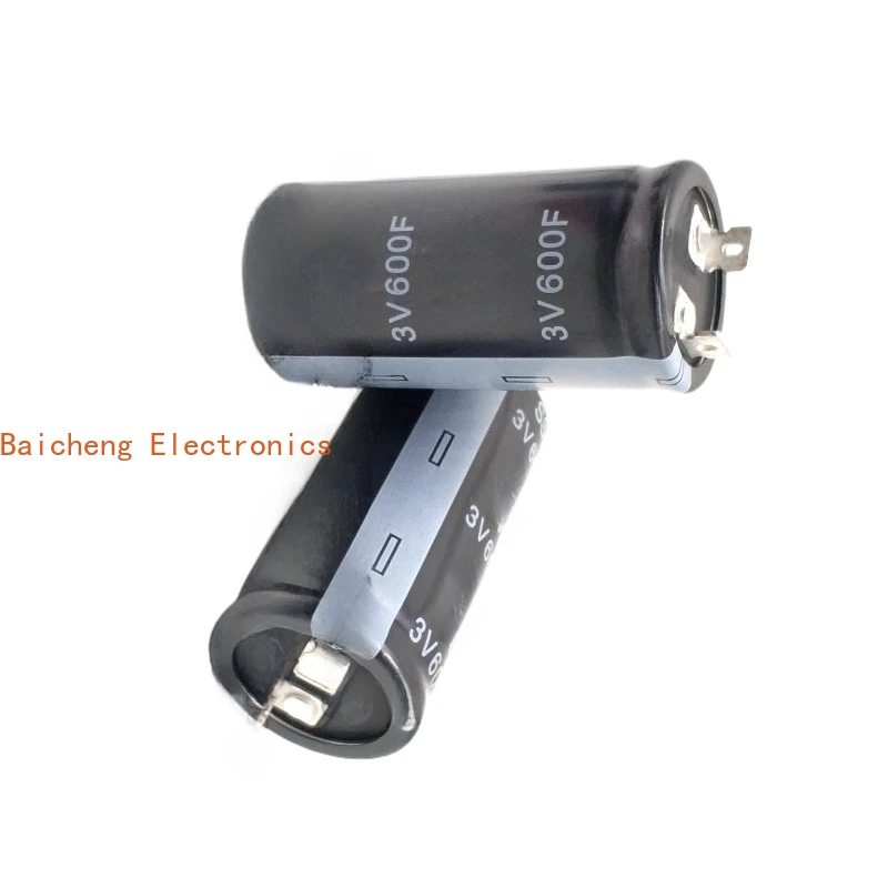 5 PCS 3V600F Capacitor 2.8V600F de alta corrente pode ser usado como módulo de carro com duas pernas 2.7V