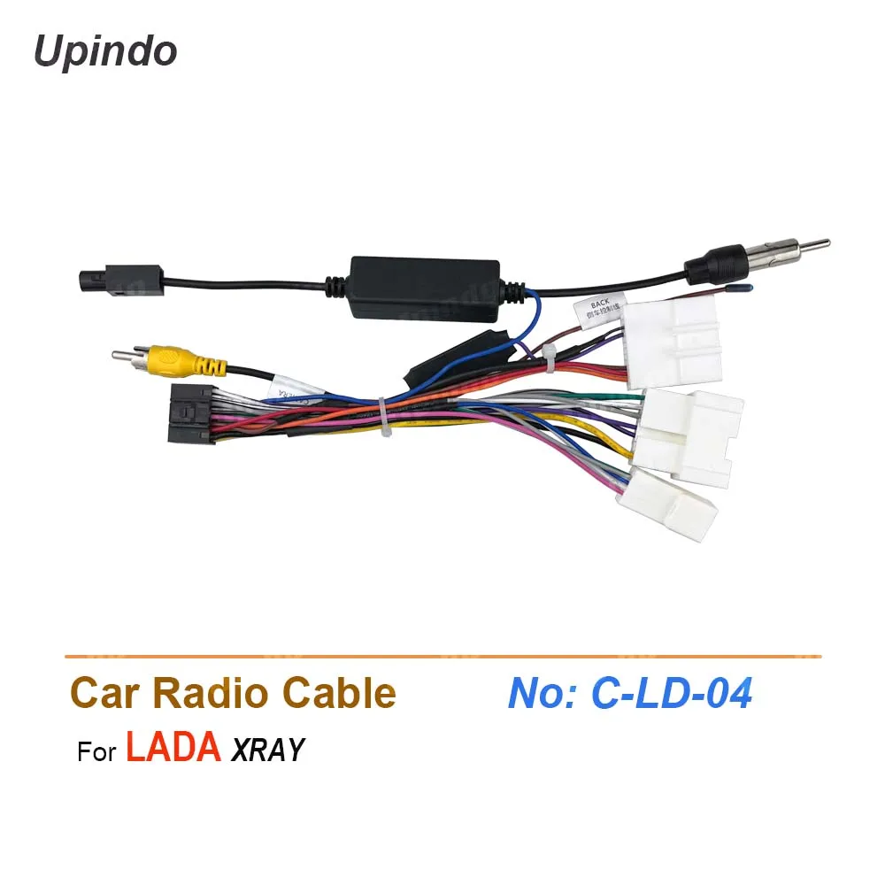 

16-pin Car Radio Cable For LADA XRAY Power Wiring Harness Aftermarket Android Head Unit Stereo Installation Adapter