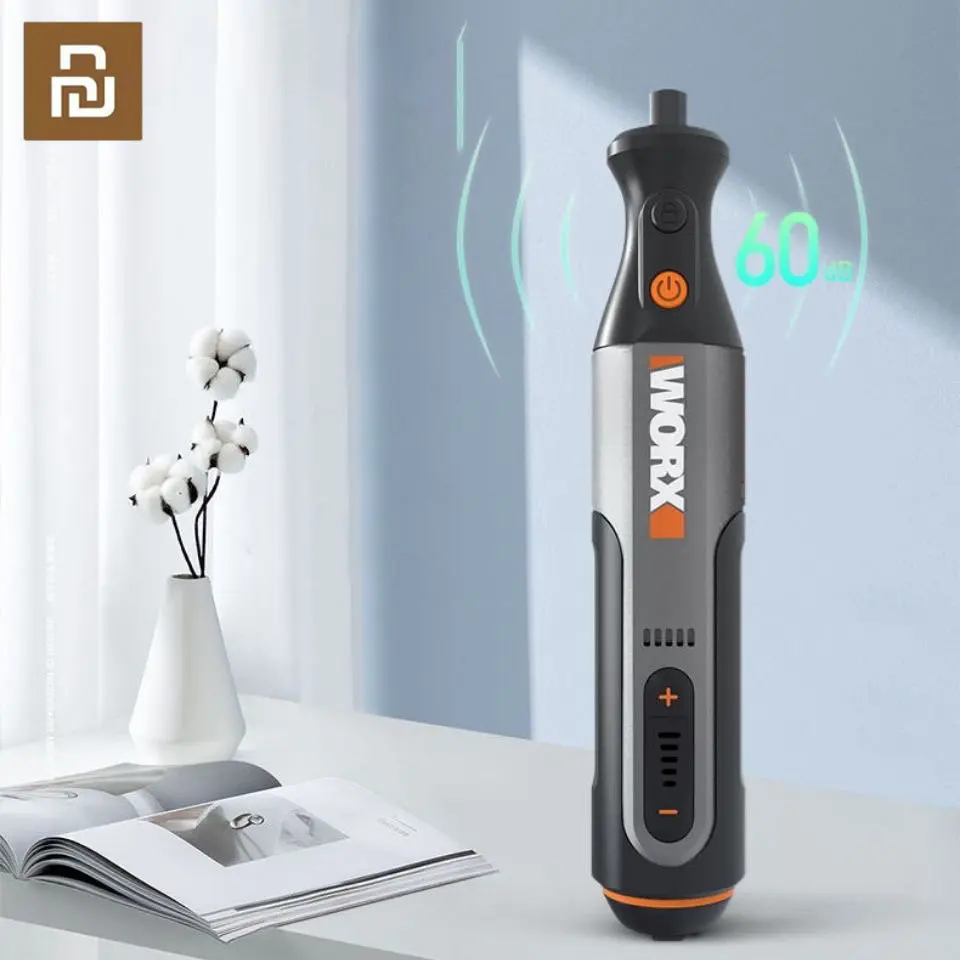 

Youpin Worx 8V Rotary Tool WX106 Home USB Charging Variable Speed Mini Drill Multifunction Engraving Grinding Polishing Machine