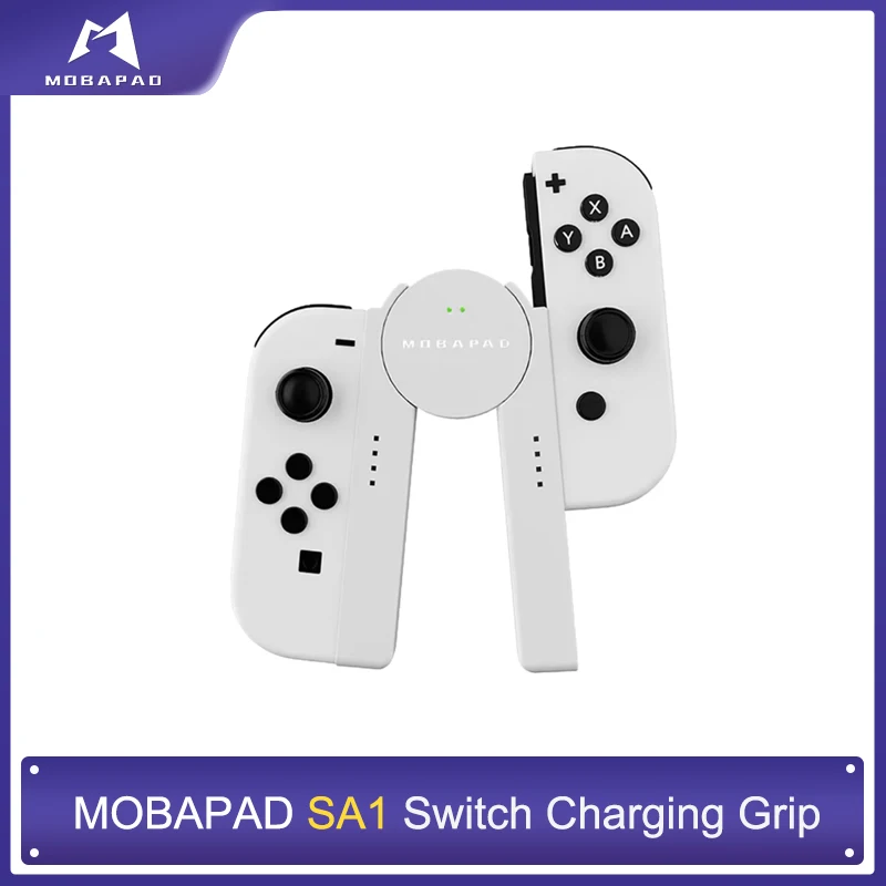 MOBAPAD SA1 Switch Charging Grip for Nintendo Switch Adjustable Charging Stand Play While Charging Compatible Mobapad M6 HD