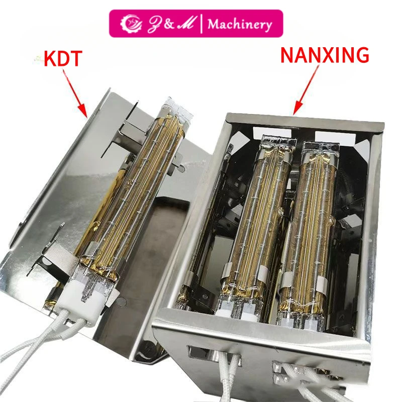 Preheating Lamp for KDT NANXING Edge Banding Machine Golden Infrared Heating Tube for Panel Quick Heating Woodworking Machinery