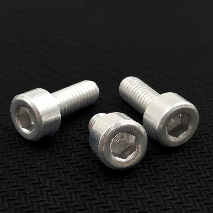 5pcs M4 Allen cap head screws hexagon socket cylindrical screw mechanical bolts aluminum alloy bolt 6mm-40mm length