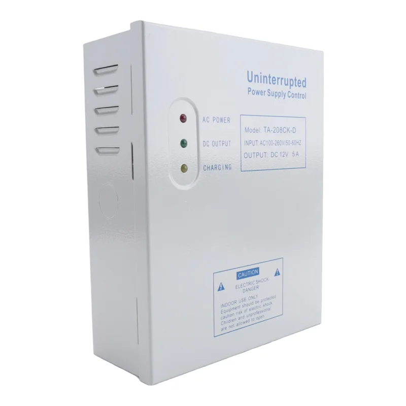 

Y45A-208CK-D AC 110-240V DC 12V/5A Door Access Control System Switching Supply Power UPS Power Supply