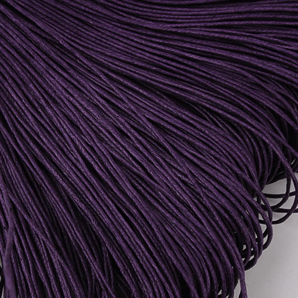 70 mt/los 1mm Gewachste Baumwolle String Bunte Perlen Schnur Seil Für Schmuck Machen DIY Armband Halskette Weben Zubehör liefert