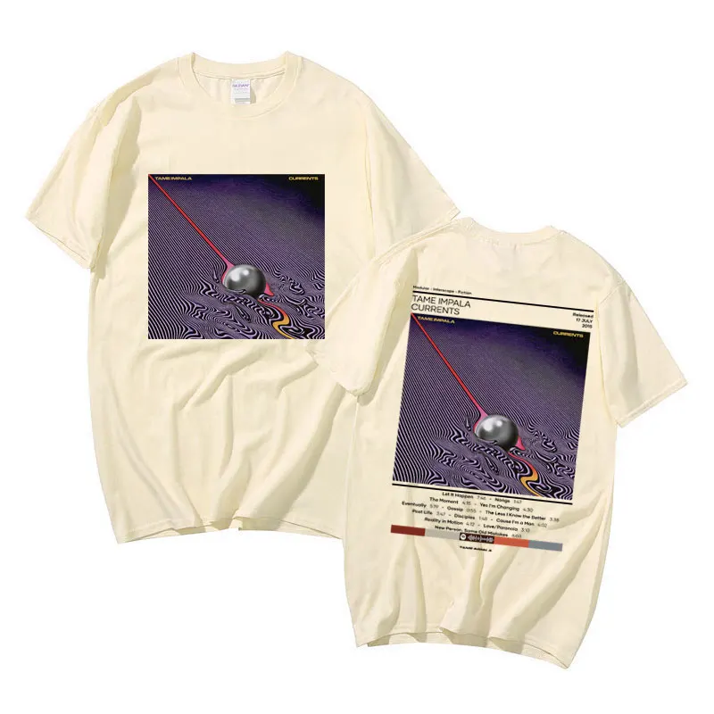 تيارات إمبالا المرويضة للرجال والنساء ، تيشيرت مطبوع على الوجهين ، تيشيرتات فرقة موسيقى الروك من Lndie ، تيشيرتات كبيرة الحجم ، موضة عتيقة ، ذكور