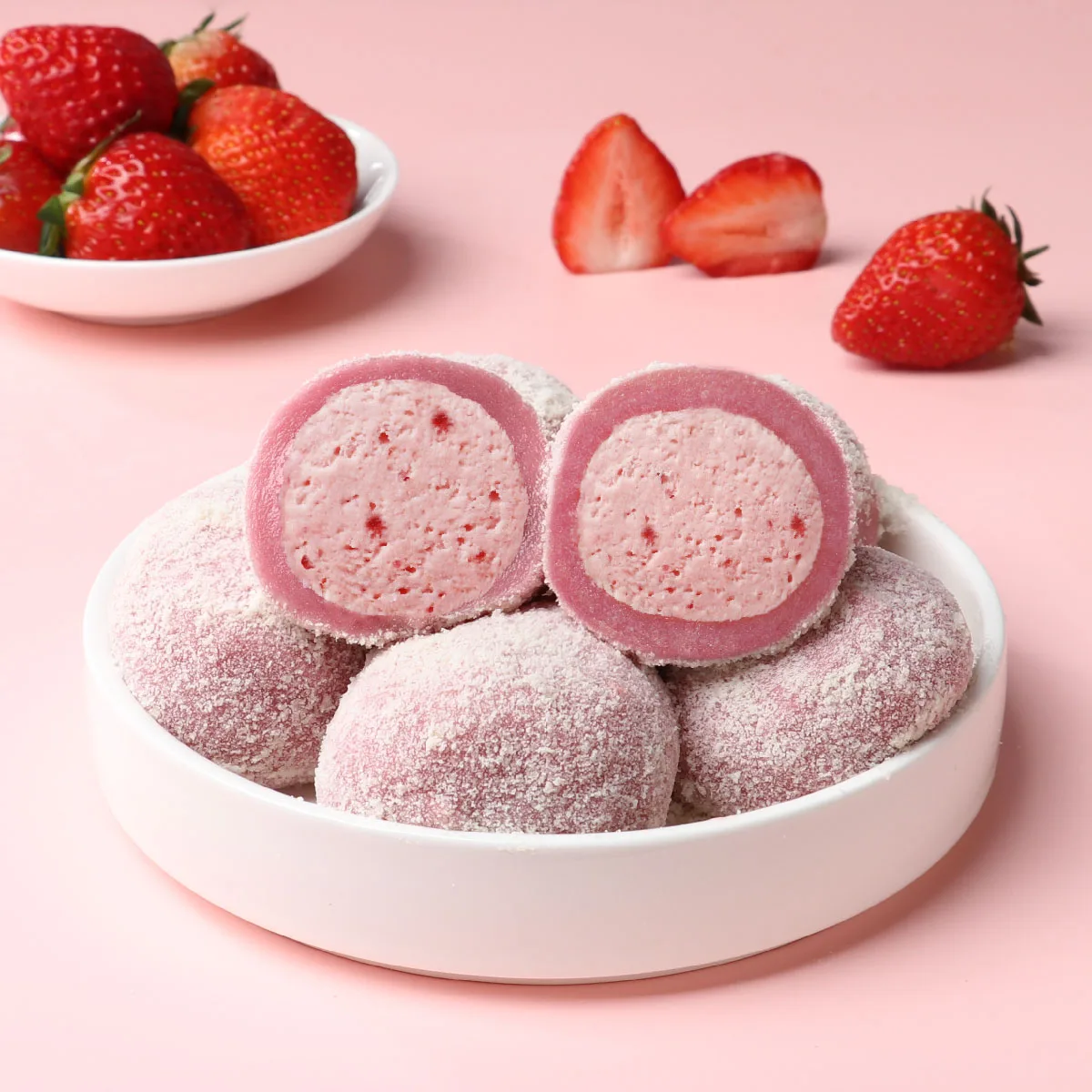 [Park Chumbongchal Tteokkung] 60g x 6 creamy glutinous rice cake strawberries (360g)