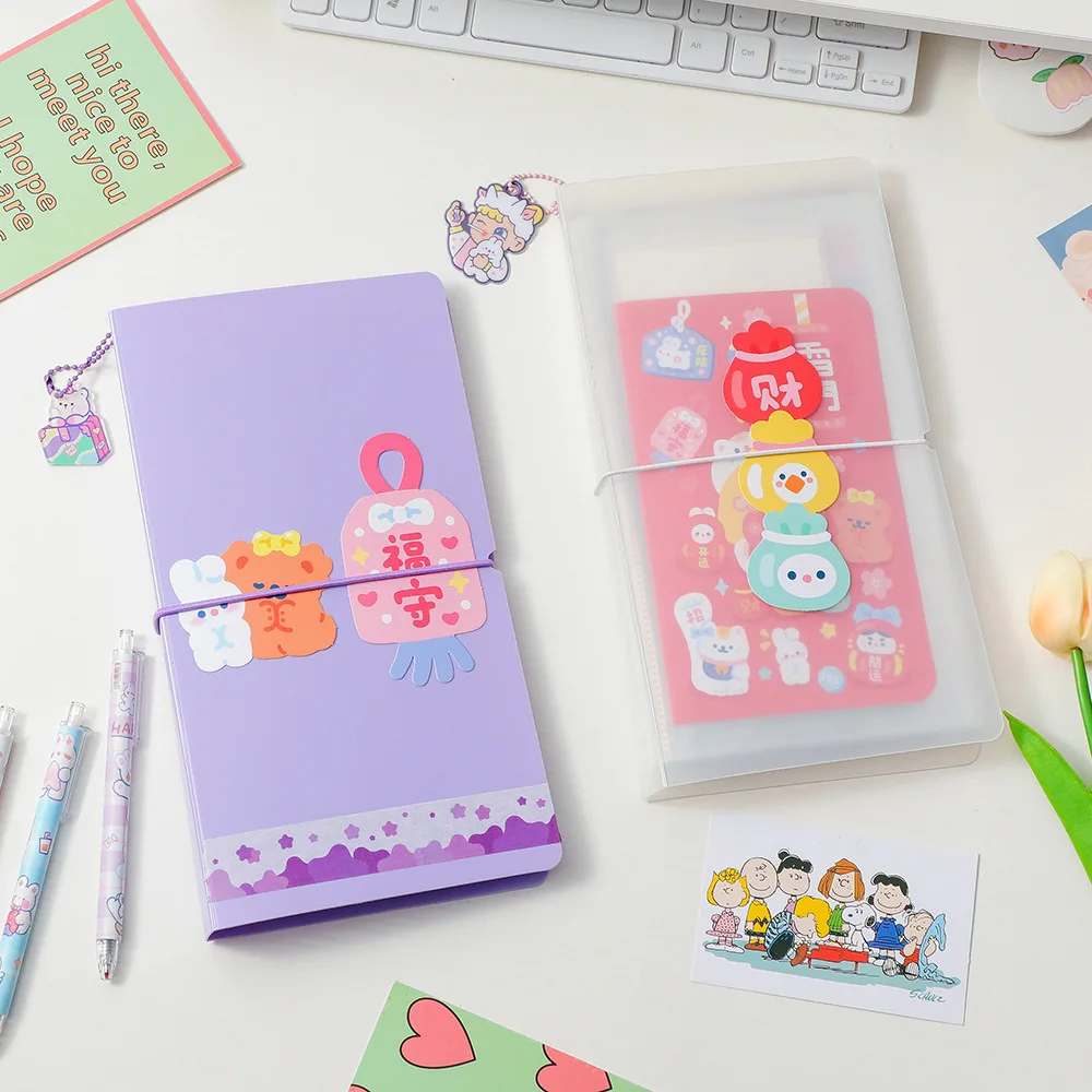 Jelly Color Travel Tickers Bookmarks Pockets Album Inner Sheets Pockets Photo Booth Album Photo Strips For Friend