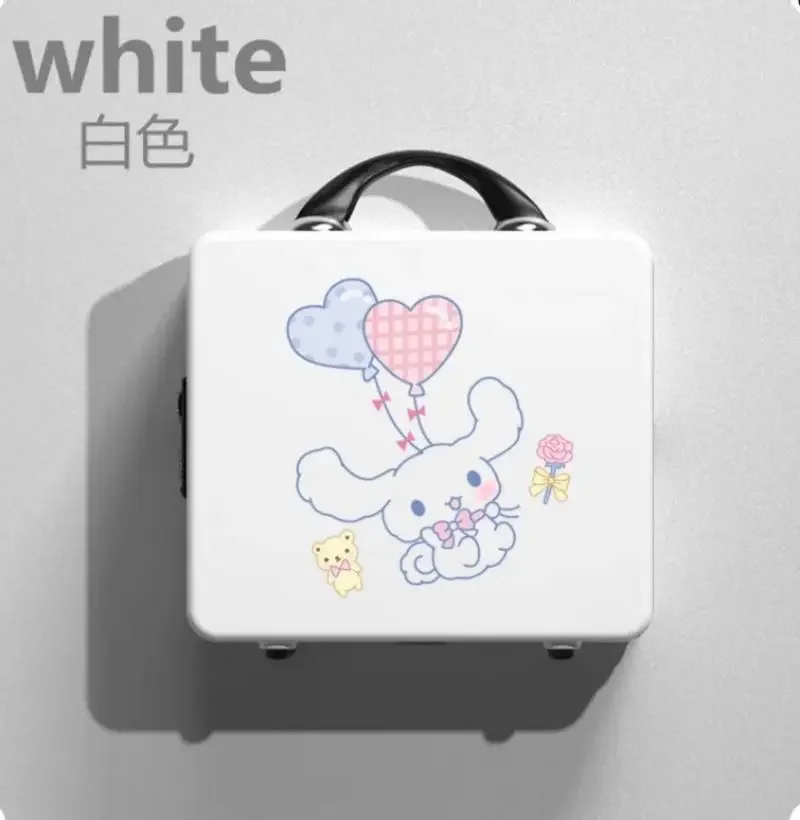 시나모롤 화장품 케이스 여행 가방 생일 선물 상자 애니메이션 피규어 어린이 소녀 선물 휴대용 보관 상자 여가 여행