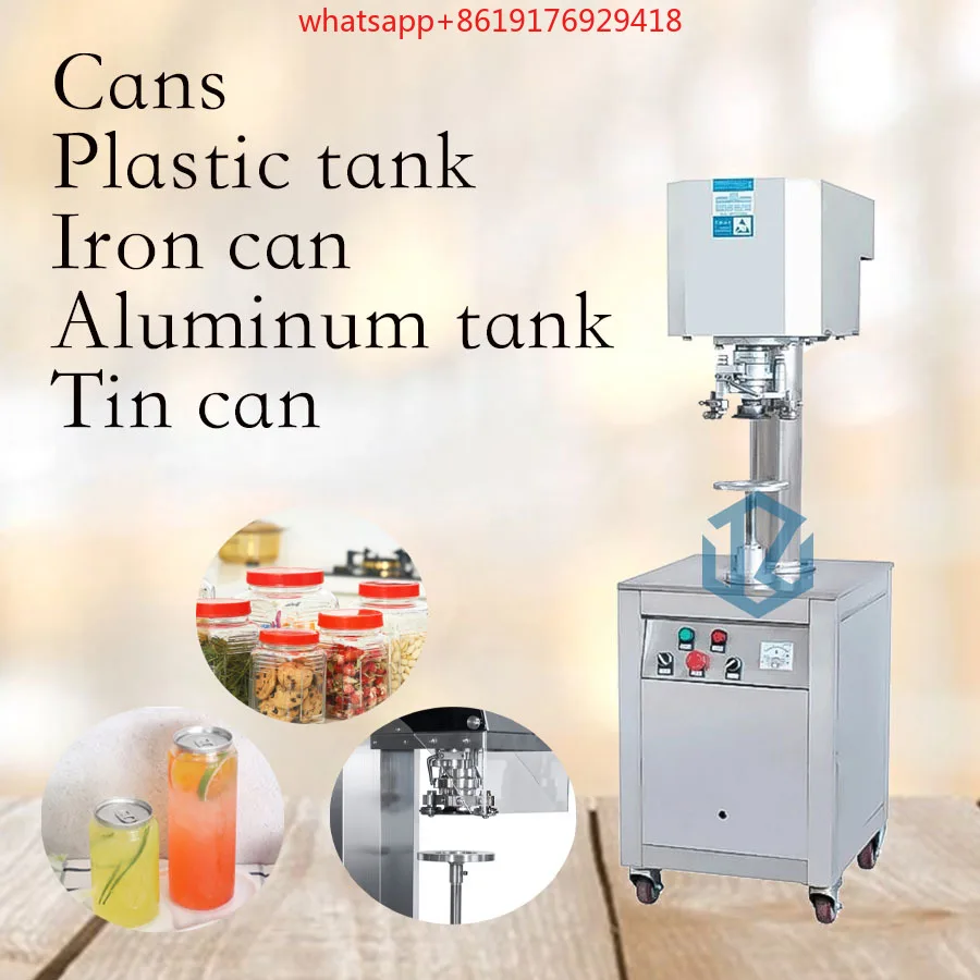 Semi-automatische elektrische blikverzegelaar Vacuümverpakkingsmachine voor voedsel Drank Chemische grondstoffen Verpakking Kernmotorcomponent