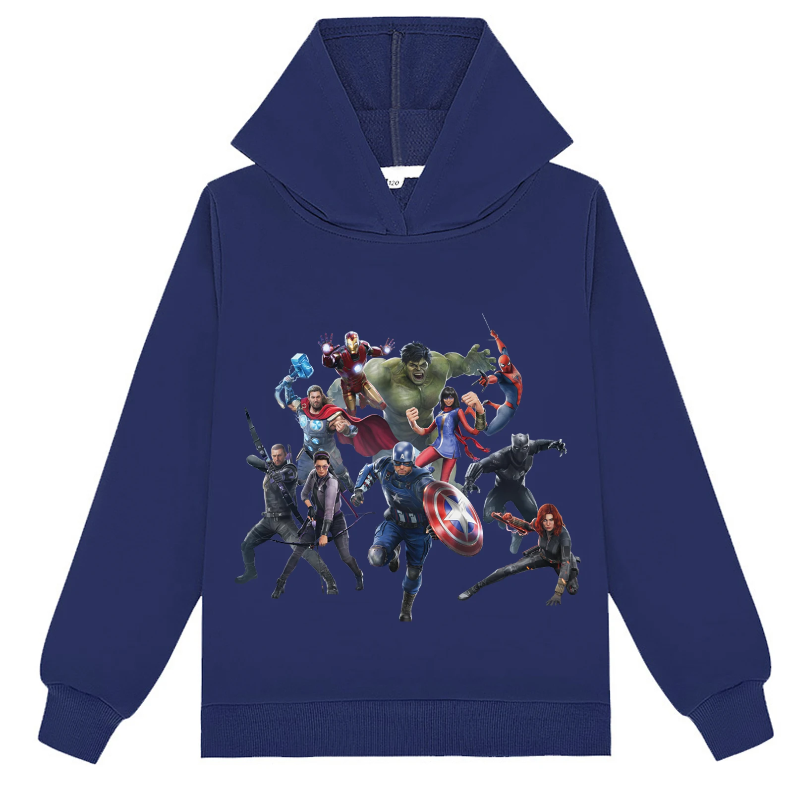 Hauts à manches longues pour enfants en bas âge, pull à capuche mignon, sweat-shirt fantaisie d'automne Hulk avec capuche (2-14 ans, 6 couleurs)