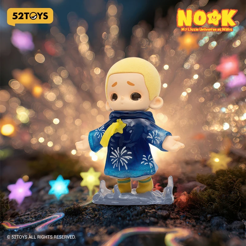 52TOYS NOOK My Little Universe at Night، صندوق أعمى، قطعة واحدة من شخصيات الحركة العشوائية القابلة للجمع هدية تزيين سطح المكتب #4