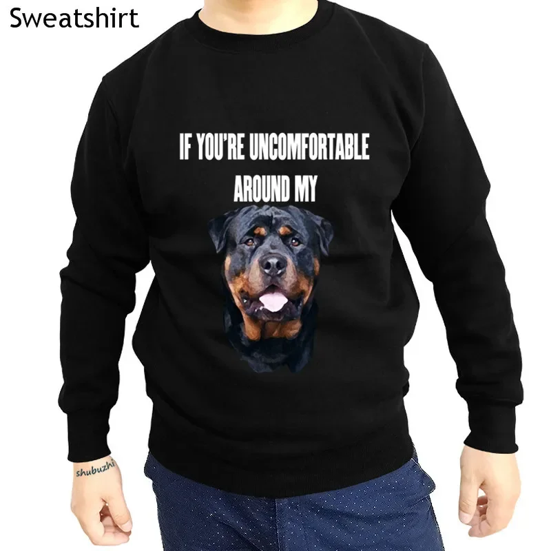 Rottie Rottweiler Thats All That Matters Two People shubuzhi men o-neck sweatshirt fashion casual hoodies cotton print hoody