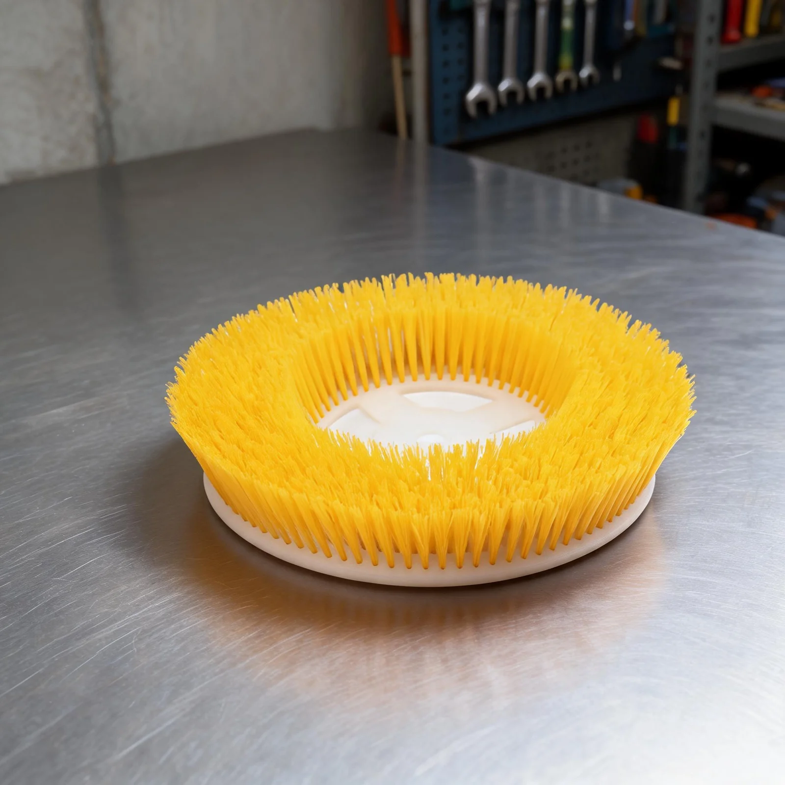Rechargeable Electric Floor Scrub Brush with Interchangeable Nylon Brush Heads for Multi Cleaning Applications