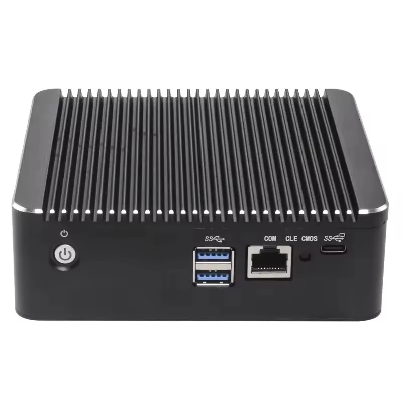 Topton 12th Gen Intel N100 2.5G Soft Router 4x i226-V LAN 1*COM RJ45 Bezwentylatorowy Mini PC Firewall Komputer Type-C pfSense PVE ESXi