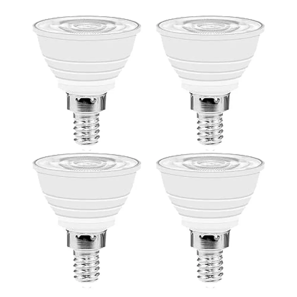 

4-Piece E14 LED Light Bulb 5W Warm White 3000K 50W Halogen Replacement 500lm 38º Beam Angle Spotlight Small Screw Non-dimmable