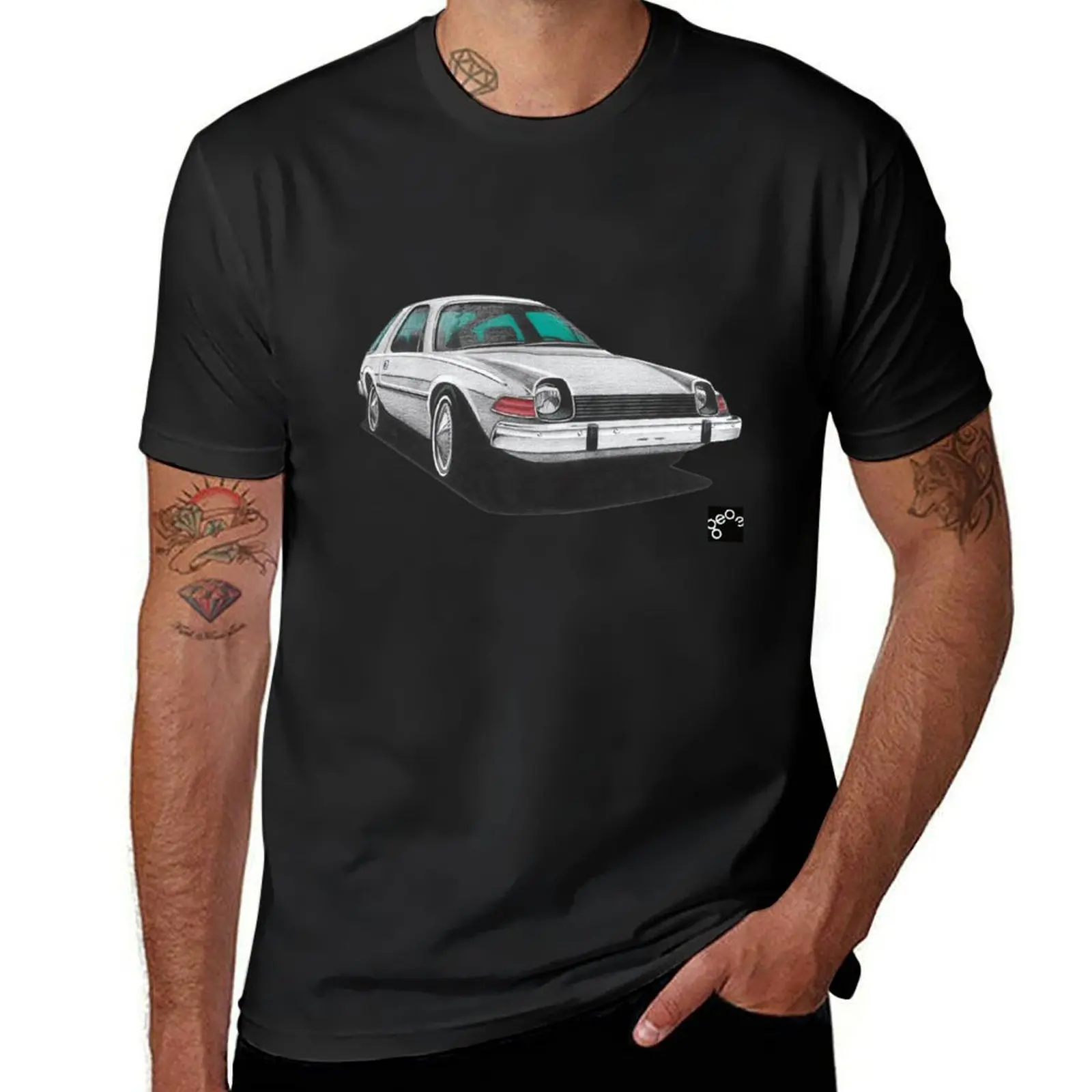 Geo3Doodles AMC Pacer Doodle T-Shirt anime cute clothes men workout shirt