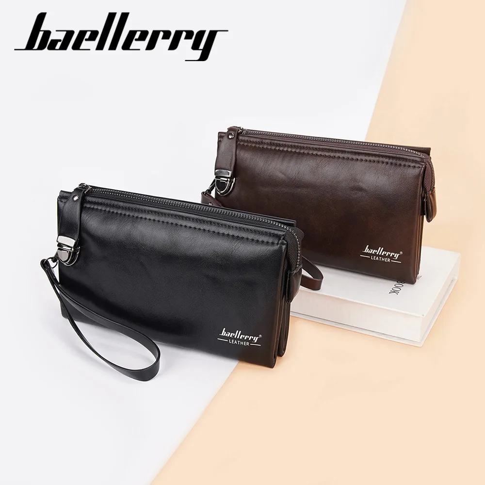 bolsa-clutch-masculina-de-pu-baellery-luxo-leve-comercial-grande-capacidade-com-2-bolsos-principais-ziper-e-porta-bilhetes-preto-marrom