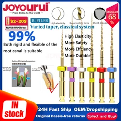 Dental Niti Super Gold Rotary Heat Activated Endodontic Canal Root Files 31/25mm SX-F3 F4 F5 SX Dentistry Tools Engine Use Files